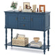 Console Table with 2 Drawers & 2 Door Cabinets