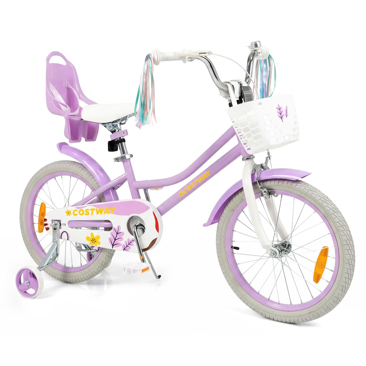 12/14/16/18/20 Inch Children Bicycle w/Detachable Training Wheels