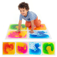 4/9-Pack 30 x 30 CM Square Liquid Puzzle Pads for Kids
