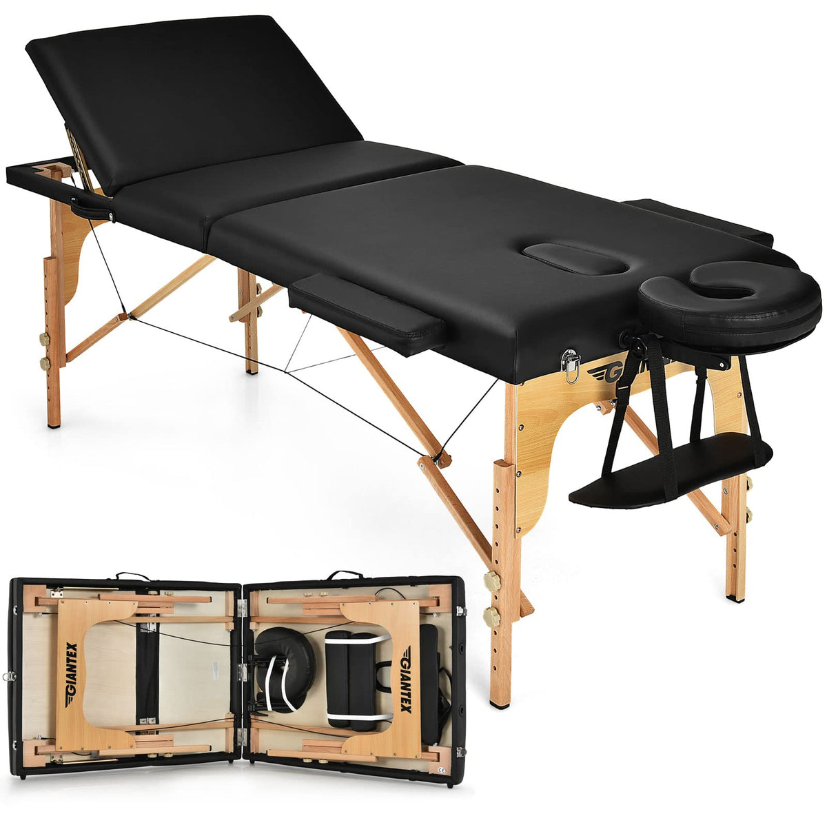 Giantex 3 Folding Portable Massage Table