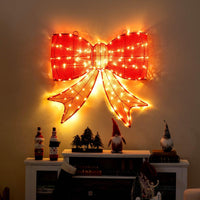 93 CM Lighted Christmas Bow Decoration