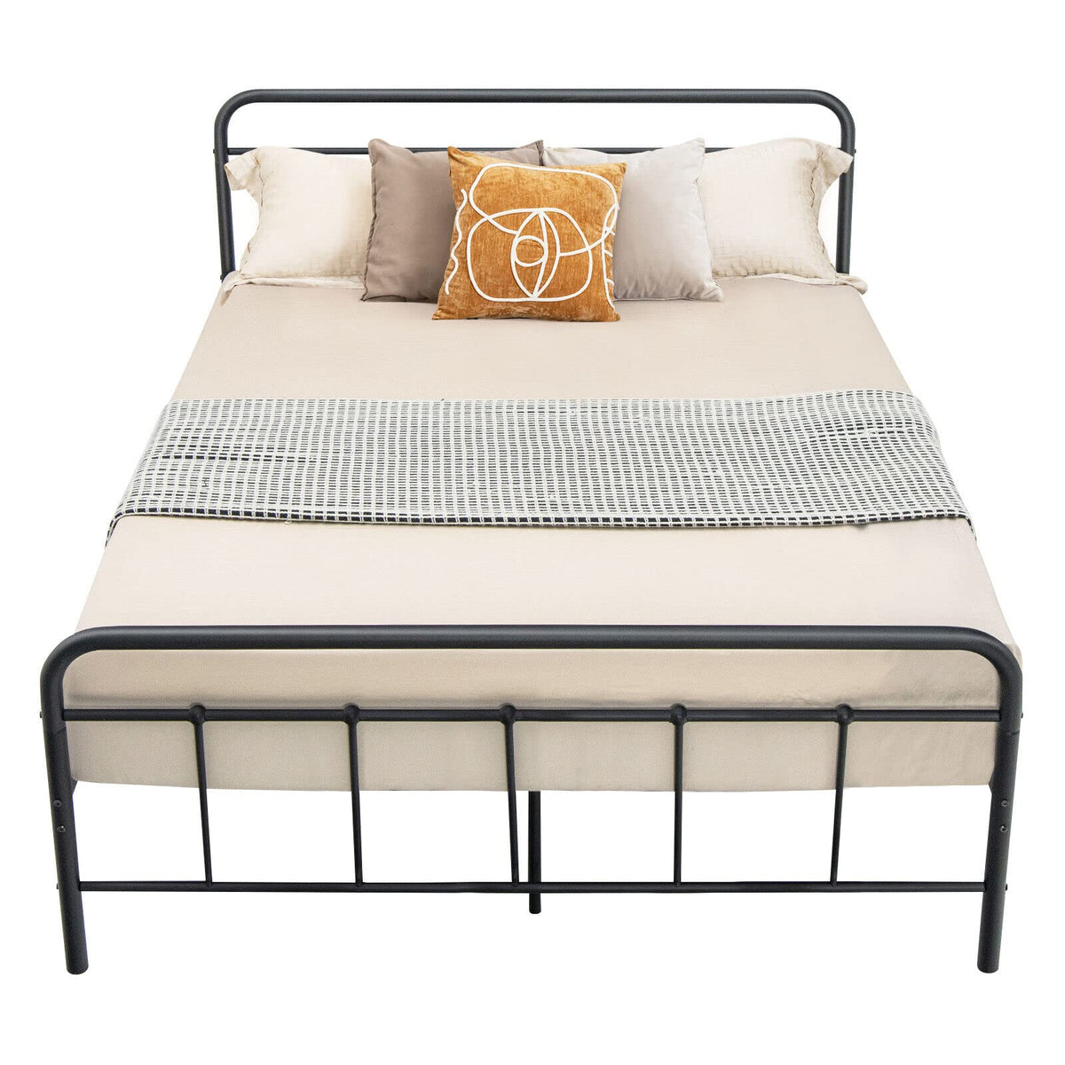 Giantex Metal Bed Frame, Modern Bed Frame with Headboard & Footboard