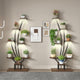 Indoor Plant Stand with Grow Lights, 156CM Tall 8-Tier Corner Metal Plant Shelf