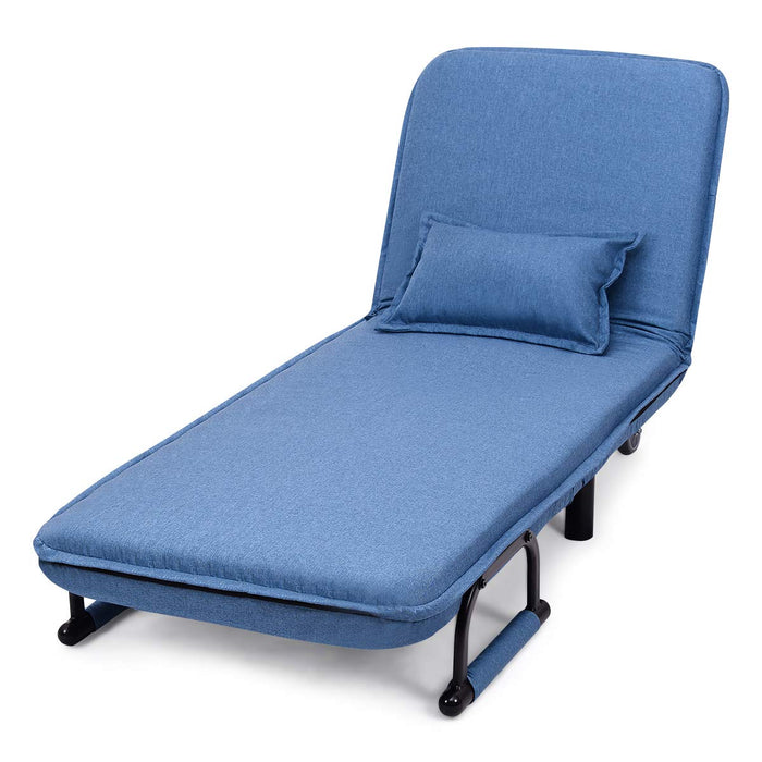Folding Lounge Sofa Bed, 3 In 1 Convertible Recliner Sofa