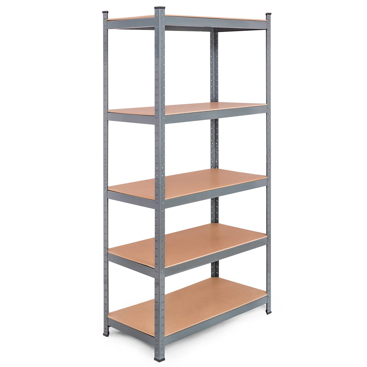 Giantex 5-Tier Storage Shelves, 180cm Steel Garage Shelf Rack with Adjustable Shelves