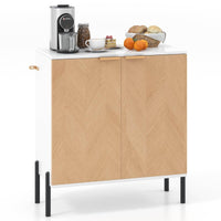 2-Door Buffet Storage Cabinet Sideboard Cabinet with Shelf Cupboard Kitchen Home