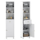 Giantex 172 cm Tall Freestanding Bathroom Floor Cabinet with Drawer