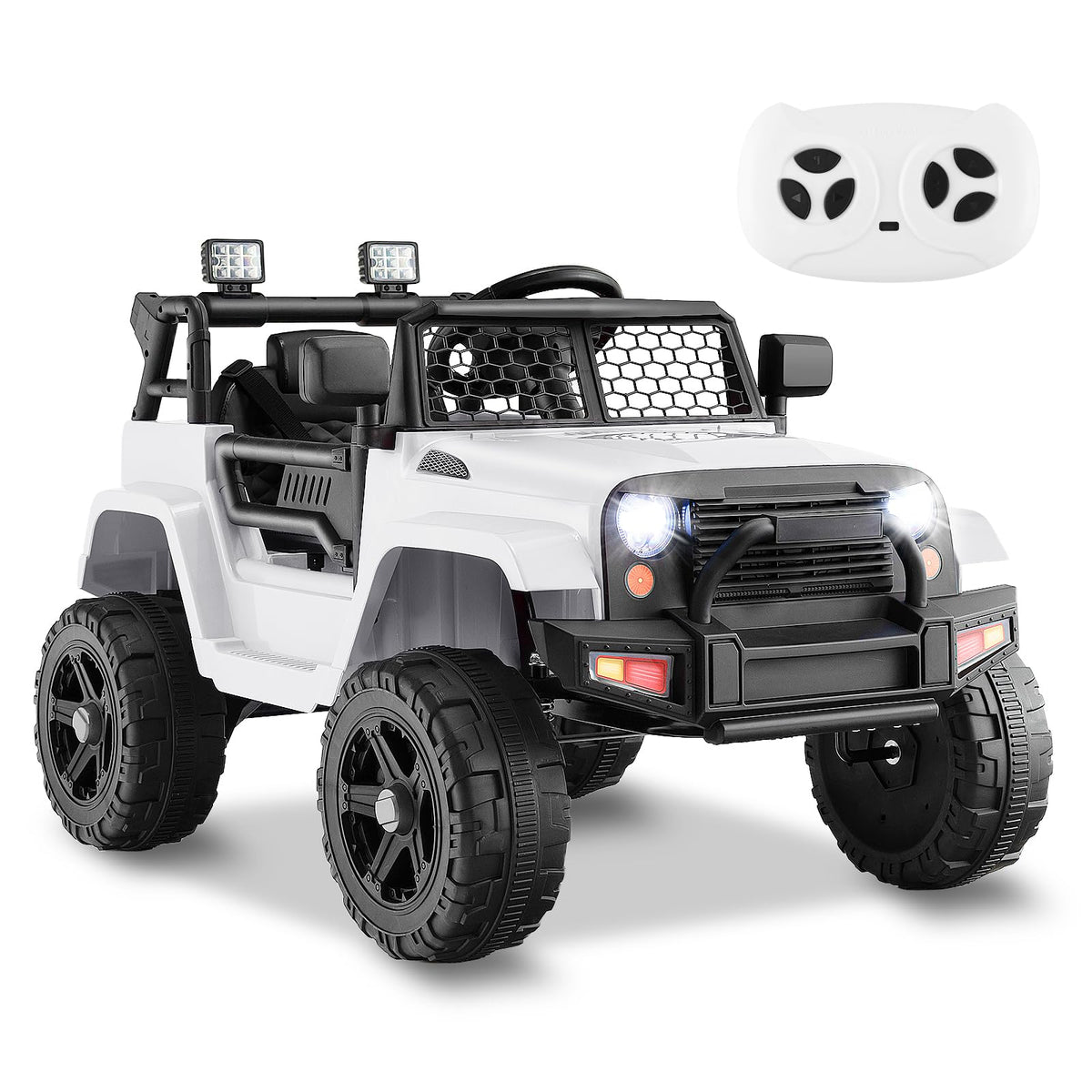 12v Inflatable Electric Ride 12V Ride On Truck Battery Powered Electric Ride On Car with Remote Con ...