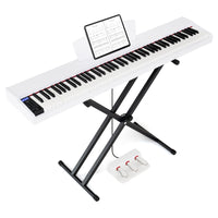88-Key Keyboard Piano Set Full Size Semi-weighted Digital Piano