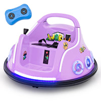 Kids Ride On Car, 12V Electric Bumper Car for Children W/Remote Control