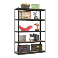 5-Tier Heavy Duty Metal Shelving Unit Adjustable Garage Storage Utility Shelves