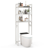 Giantex Over The Toilet Storage Shelf, Space Saving Metal Bathroom Organizer