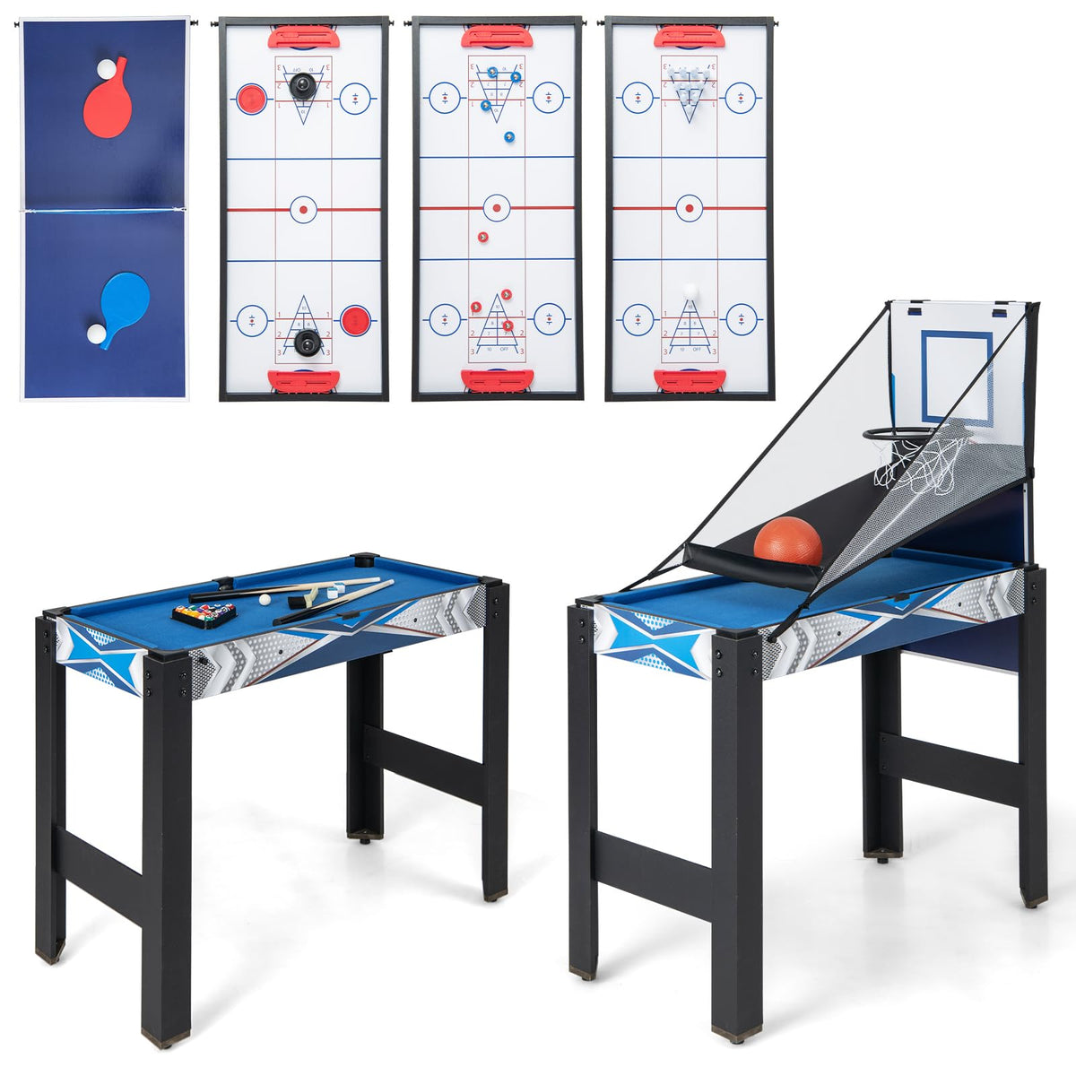 Multi Game Soccer Table Set/Foosball Table