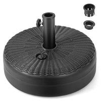 Round Fillable Umbrella Base Stand for Patio Market Table Umbrella