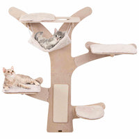 Wall-Mounted Cat Tower, Cat Wall Shelves Furniture