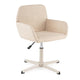 Giantex Vanity Chair with Back, 360° Swivel Armchair w/Adjustable Height