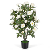 90cm Artificial Rose Tree Free Maintenance for Home Office Porch