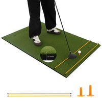 Golf Hitting Mat, Standard Real Feel Golf Practice Mat with Synthetic Turf