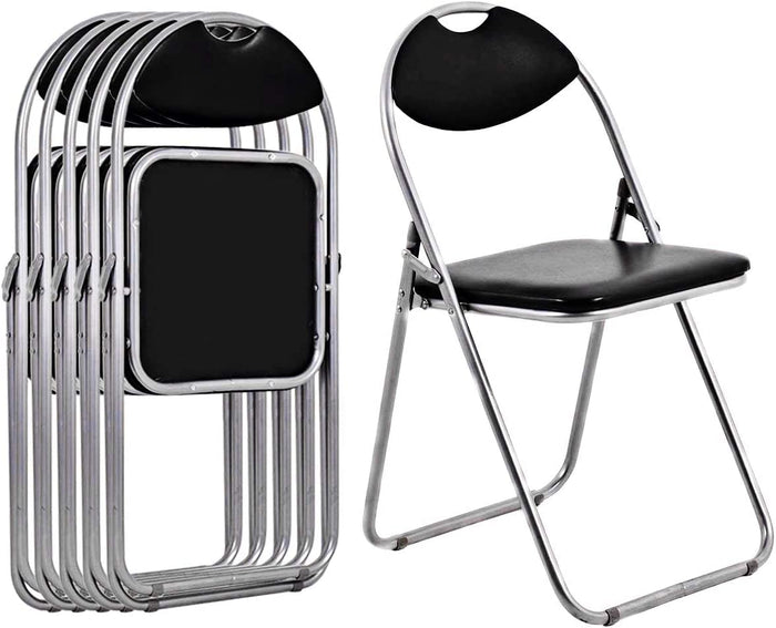 Giantex 6 PCS Steel Folding Chair, Commercial Grade Metal Chair