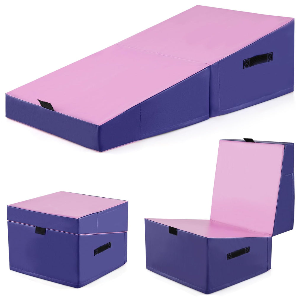 Gymnastics Tumbling Mat with EPE Foam and Non-slip PVC Leather – Giantex.au
