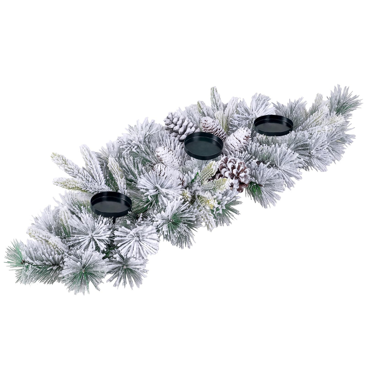 72 cm Foldable Christmas Centerpiece 3 Candle Holder