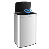 Giantex 50L Automatic Trash Can, Rectangular Infrared Motion Sensor Garbage Can