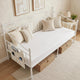 Giantex Single Daybed, Metal Sofa Day Bed w/Storage Pocket