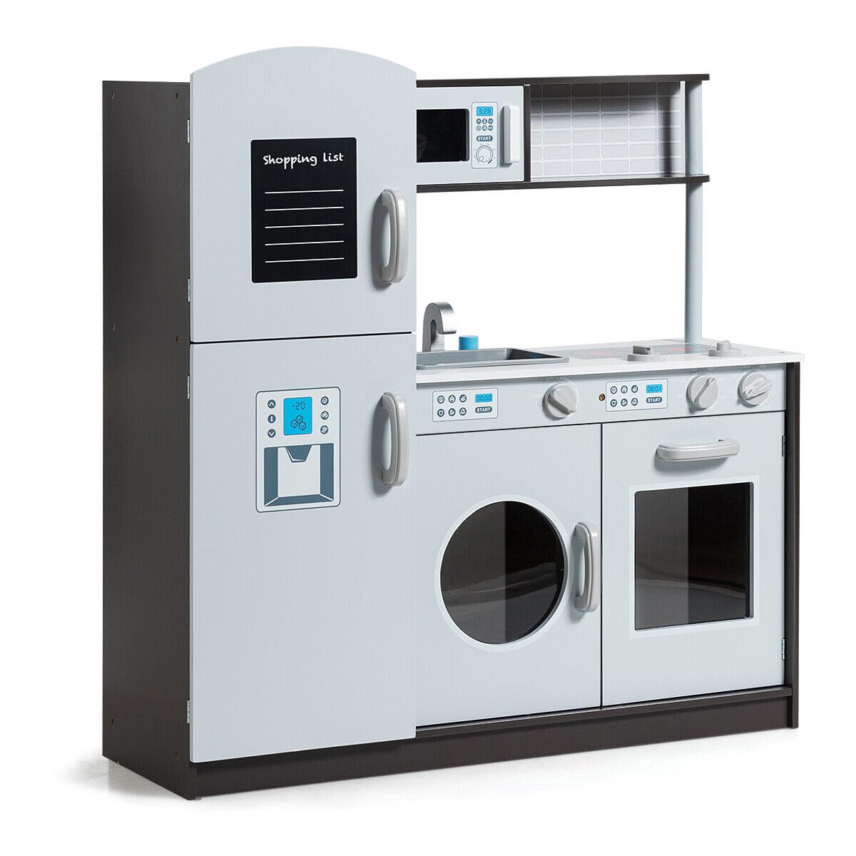 Pretend Play Toy Set with Washing Machine for Age 3+