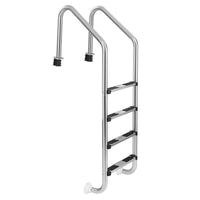 4-Step Inground Pool Ladder, Stainless Steel Swimming Pool Ladder