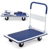 Folding Platform Truck with Swivel Wheels for Loading/Storage