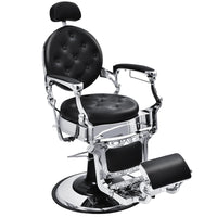 Vintage Barber Chair with Hydraulic Pump & Adjustable Height