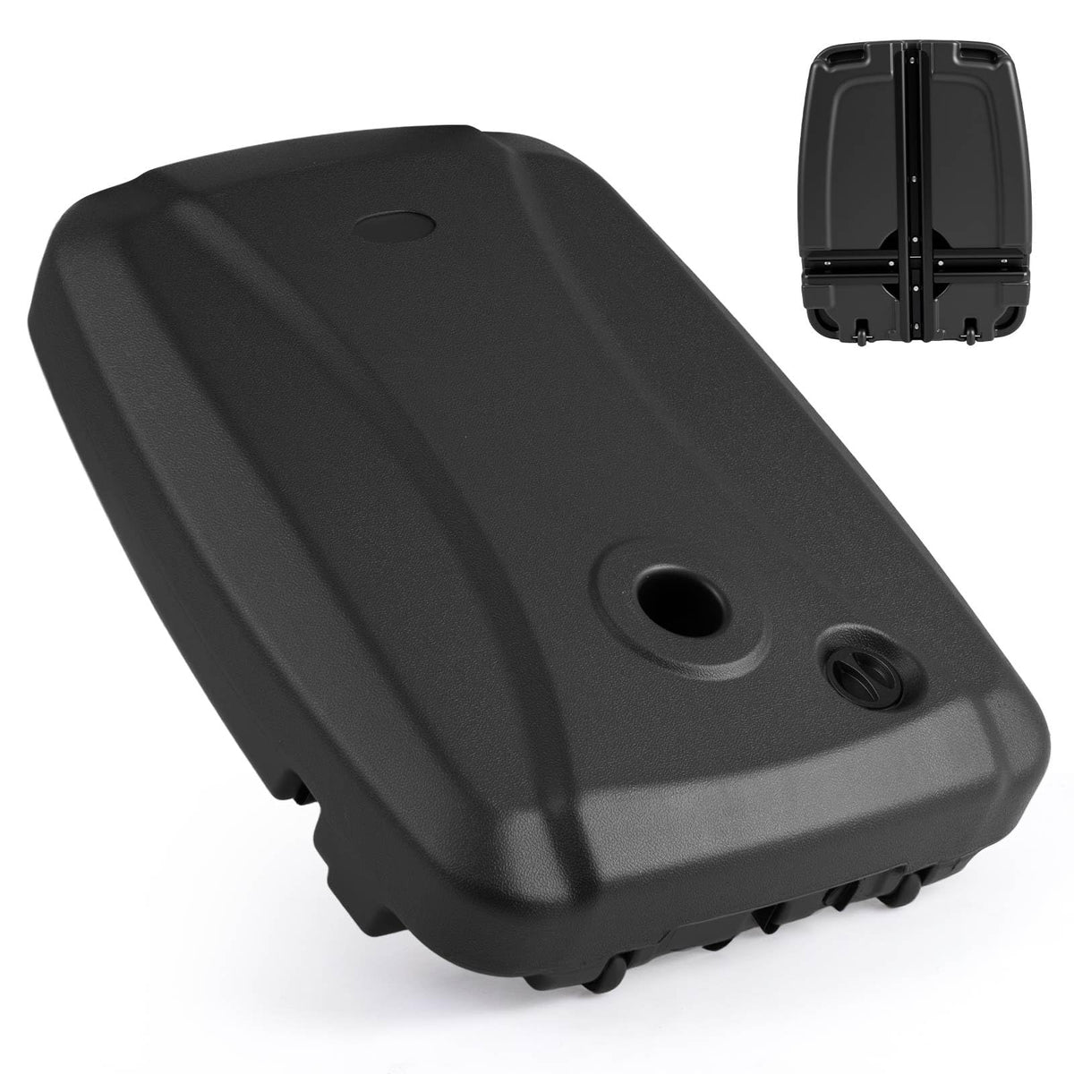 Cantilever Umbrella Base w/2Wheels,102kgPatio Offset Umbrella Stand