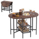 Giantex Folding Dining Table for 4 People, Oval Dining Table