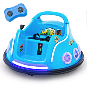 Kids Ride On Car, 12V Electric Bumper Car for Children W/Remote Control