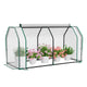Portable Greenhouse with Roll-Up Zippered Door for Garden