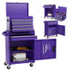 High Capacity Tool Storage Cabinet with Lockable Wheels for Garage
