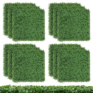 12 Pieces 50 x 50 cm Artificial Grass Wall Panels