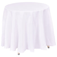 Giantex 10 Pcs Round White Tablecloth 230 cm