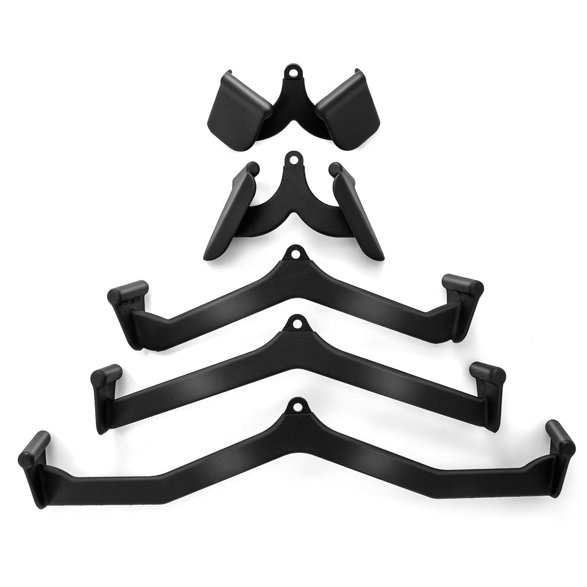 Pulley Cable Attachments for Back Bicep Tricep Strength Training at Home