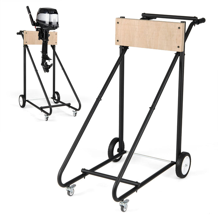 330 LBS Boat Motor Stand, Portable Outboard Engine Cart