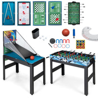 14-in-1 Combo Game Table Set with Foosball for Home and Office
