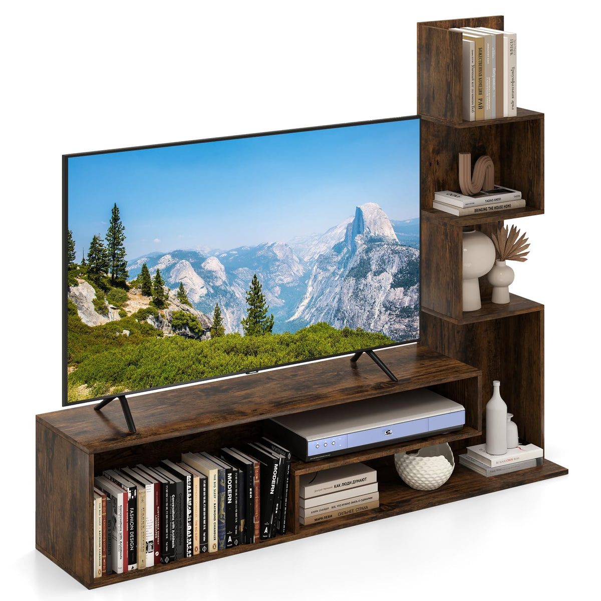 Giantex Cube TV Stand for TVs up to 50”, Media Console Table