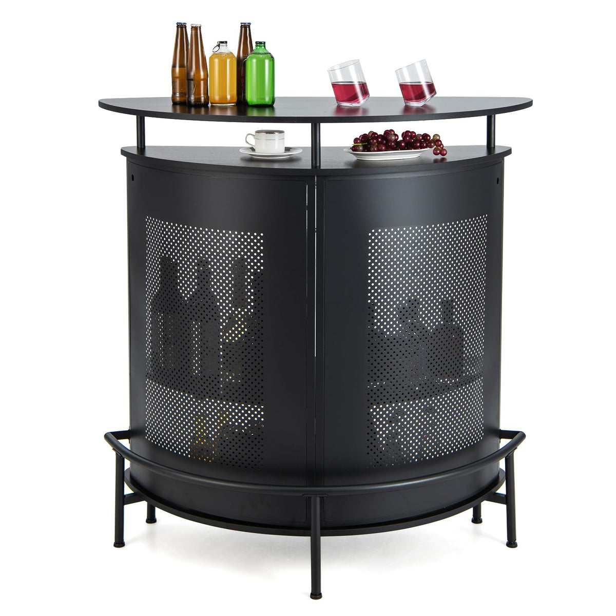 Giantex Industrial Home Bar Unit, 4-Tier Bar Table