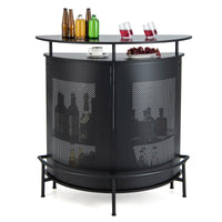 Giantex Industrial Home Bar Unit, 4-Tier Bar Table