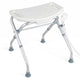 Folding Shower Chair, Aluminum Alloy Shower Seat for Inside Shower and Bath Tub