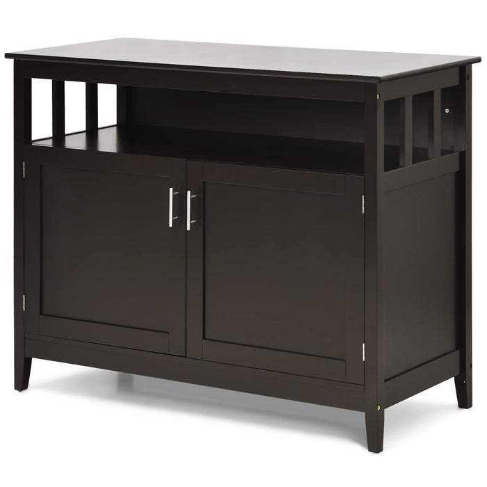 Giantex Kitchen Storage Cabinet, Floor Sideboard Buffet w/Cabinets