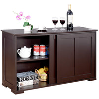 Giantex Buffet Sideboard Cabinet, Home Storage Cabinet Shelf