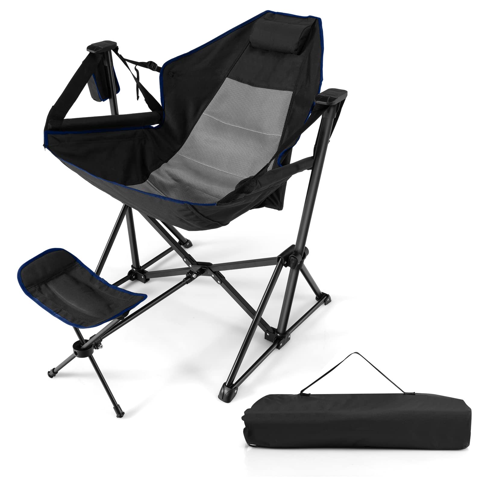 Folding swinging camping chairs sale