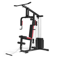 Ergonomic Workout Equipment with Pulley, Arm and Leg Developer for Total Body Training