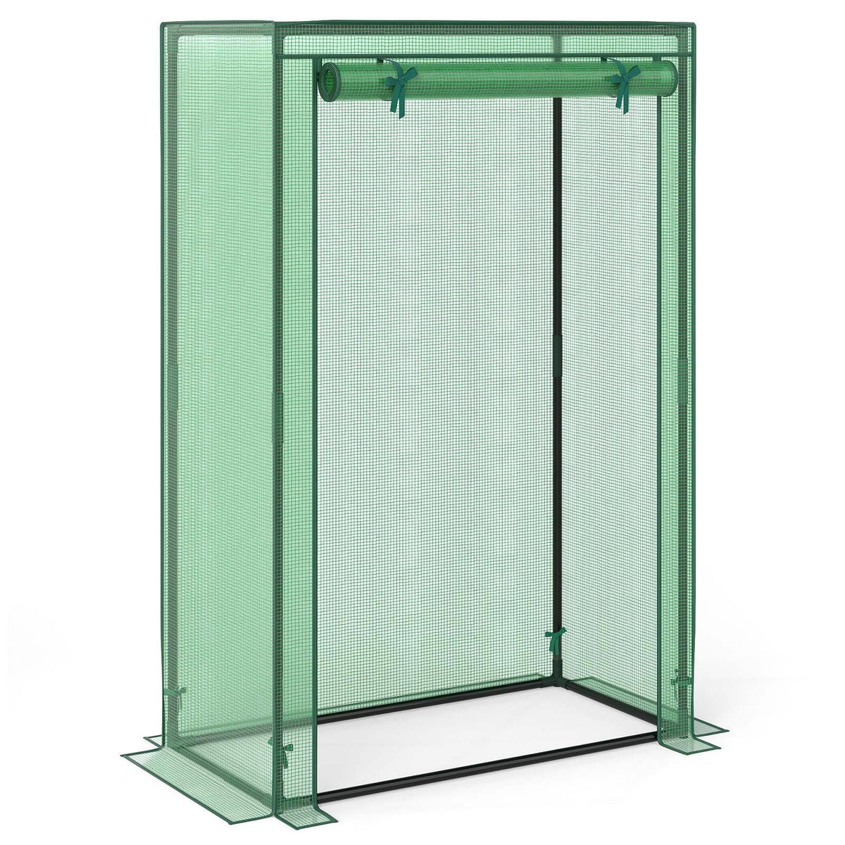 Portable Mini Greenhouse, Heavy Duty PE Cover, Elector-Coating Metal Frame